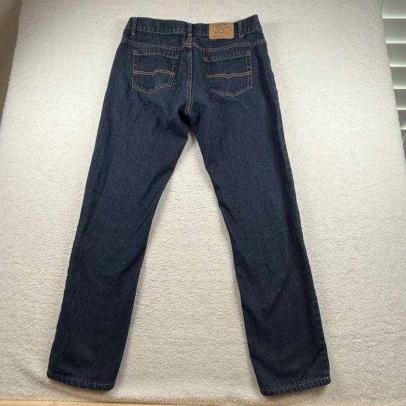Vintage Genes‎ 1891 Lived In Denim Jeans Mens W34 L32 Dark Wash Slim Fit - Picture 3 of 7